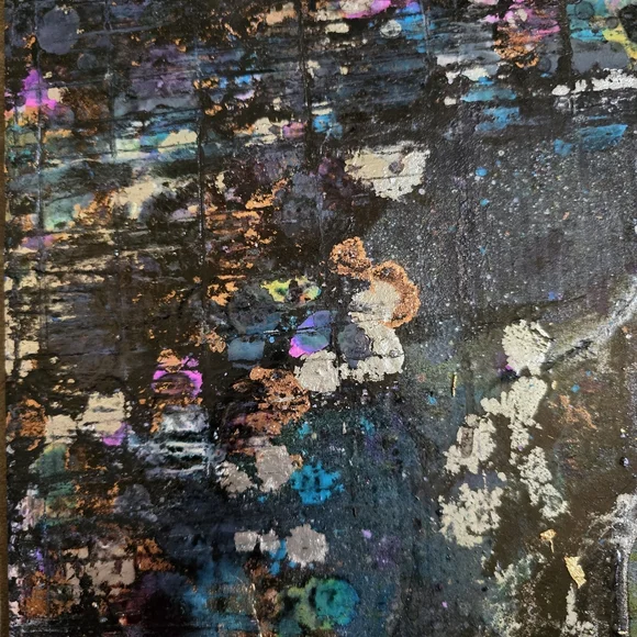 HANDCRAFTED Abstract Painting HANDMADE Artwork HANDPAINTED Wall Art Decor 20x30